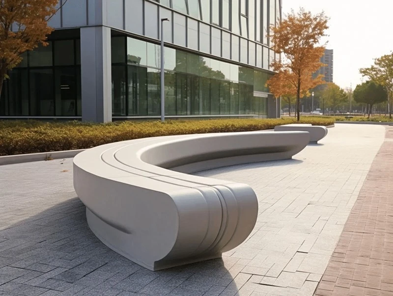 UHPC Cast Stone Park Bench suppliers